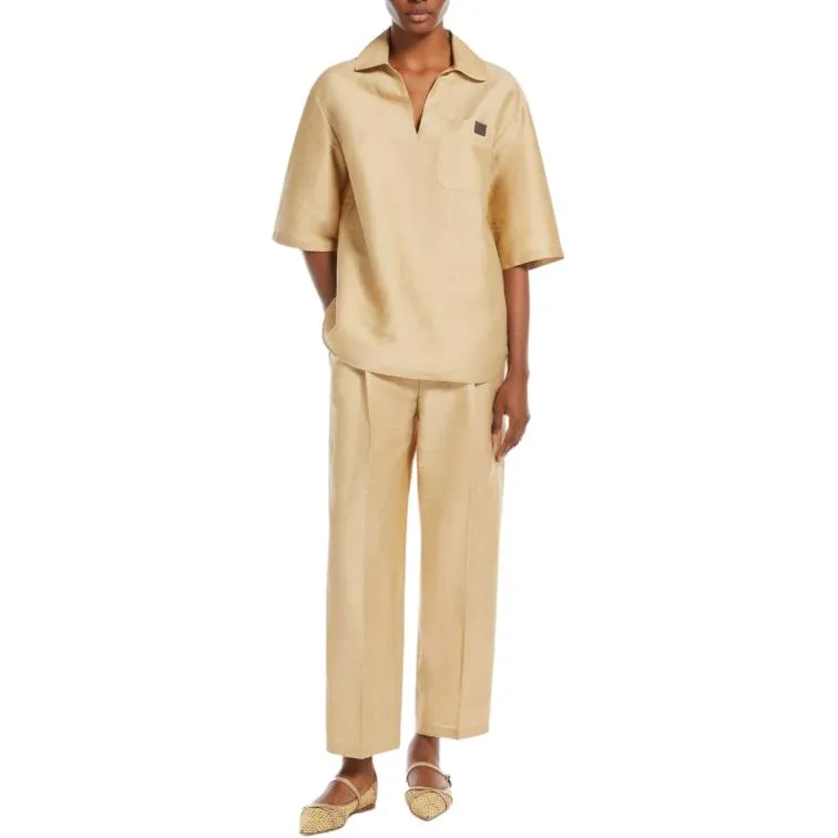 MaxMara Polo Shirt Women's Light Gold-1