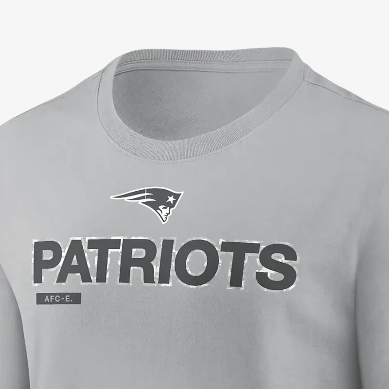 Nike New England Patriots Salute To Service Mascot Edge Legend Men's Nike Nfl Long Sleeve T Shirt-2