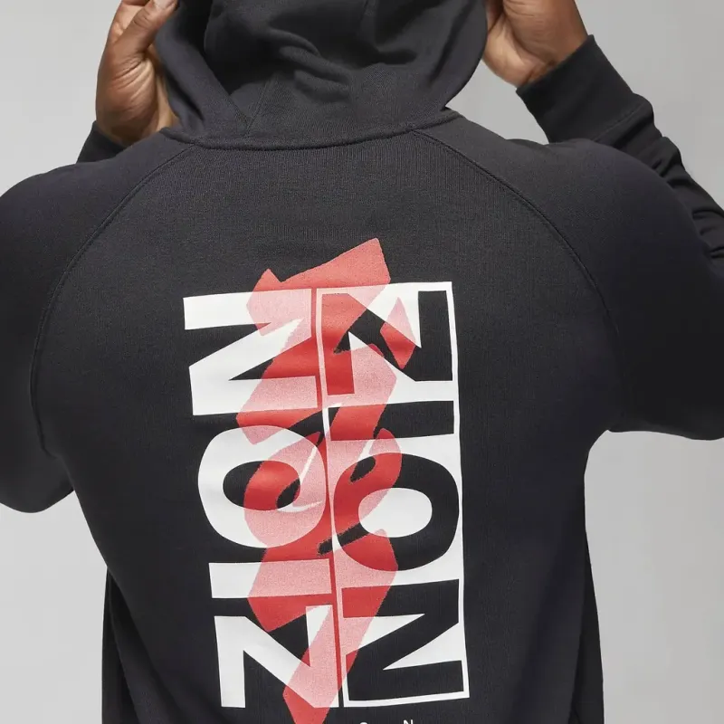 JORDAN Zion Williamson Dri Fit Fleece Pullover Hoodie-4