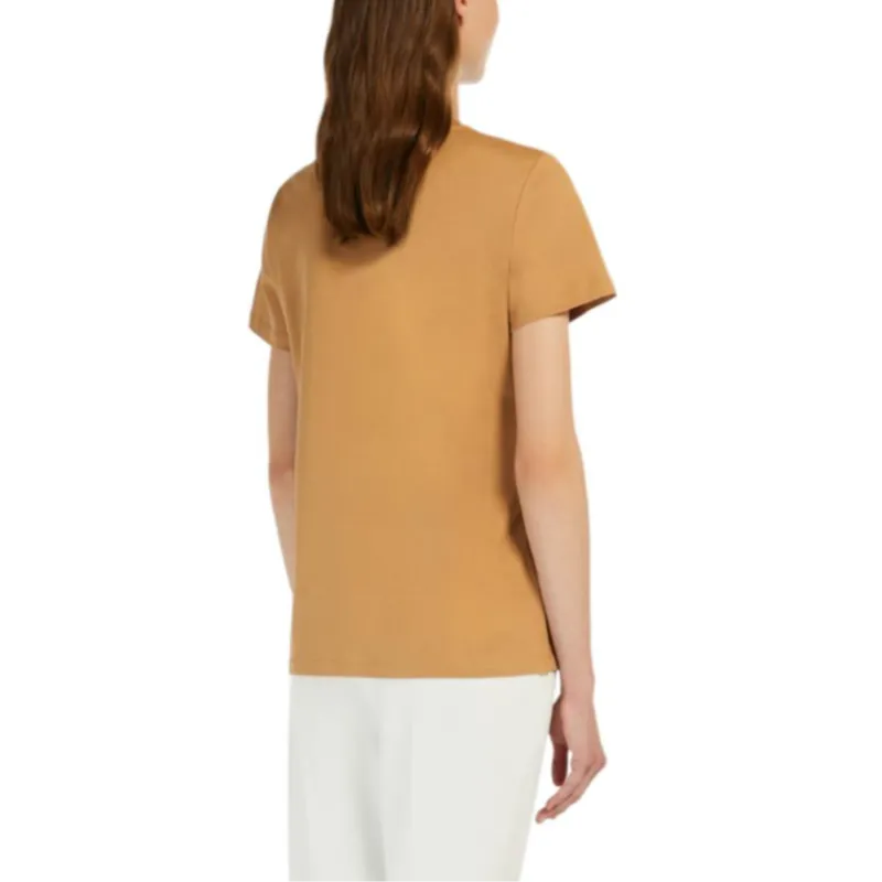 MaxMara Papaia Logo embroidered T shirt-2