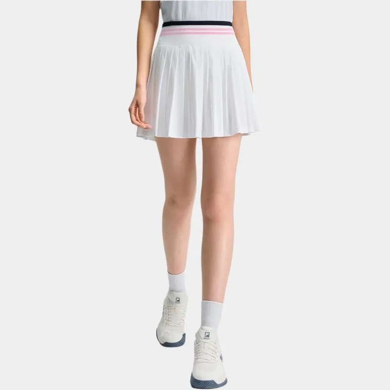 FILA TENNIS Casual Short Skirts Women's Jade White-3