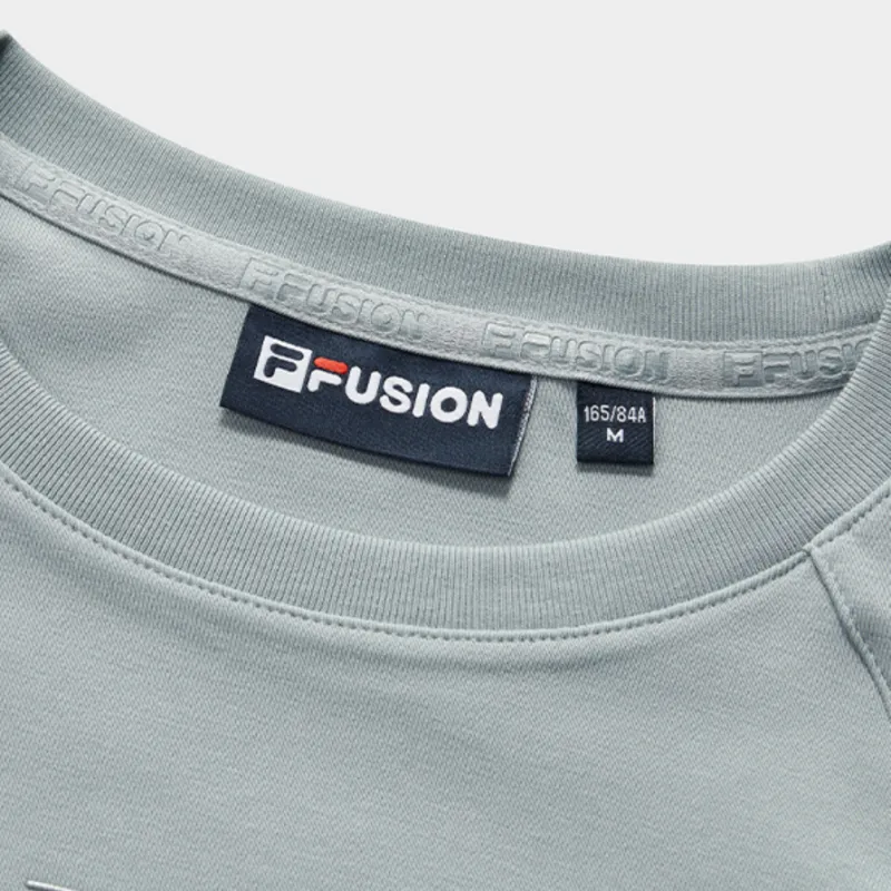 FILA FUSION URBAN TECHFILA FUSION X Raglan Sleeve T Shirt Women's Lele Gray-2