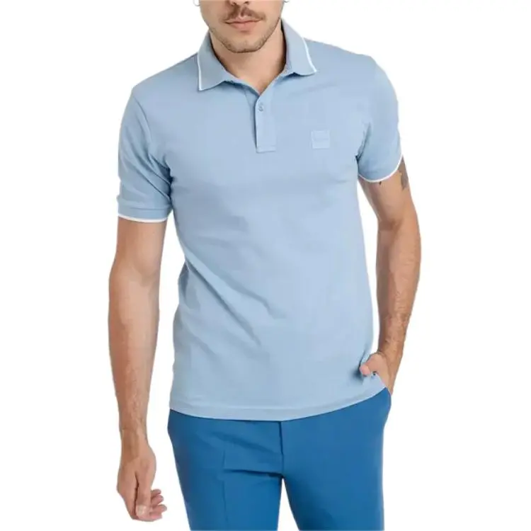 HUGO BOSS Polo Shirt Men's Light Blue-2