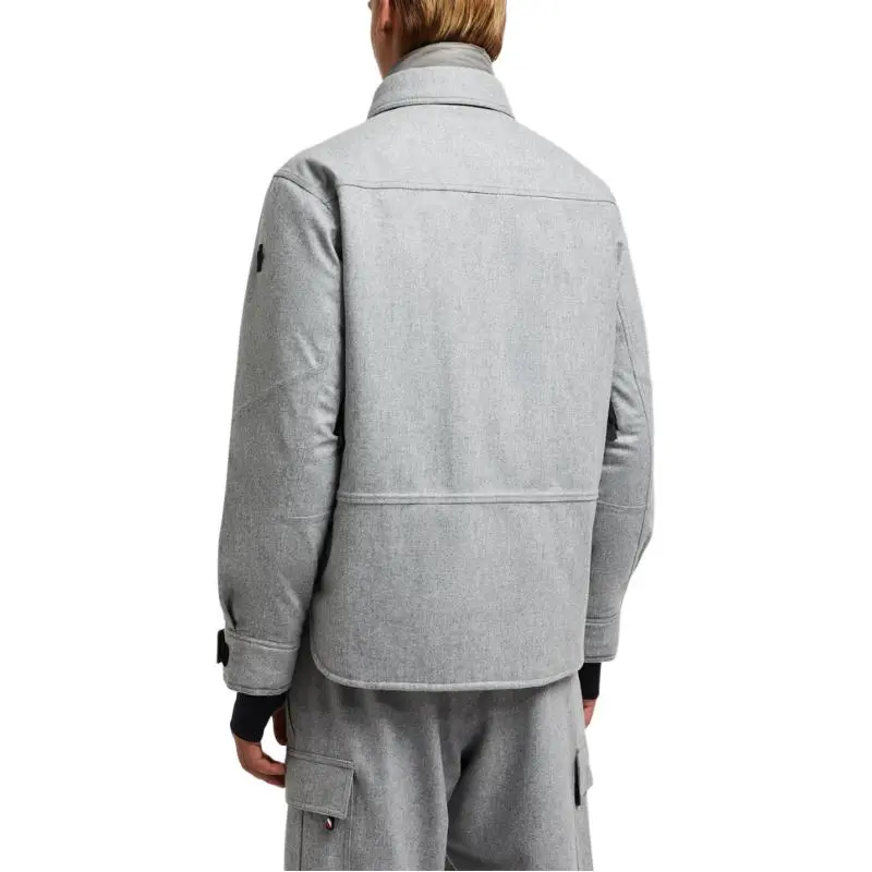 Moncler Grenoble Antuco Logo Patch Shirt Jacket-3