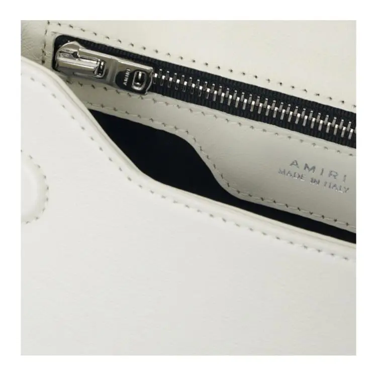 AMIRI Calfskin Shoulder Bag Crossbody Bag Regular Unisex White-2
