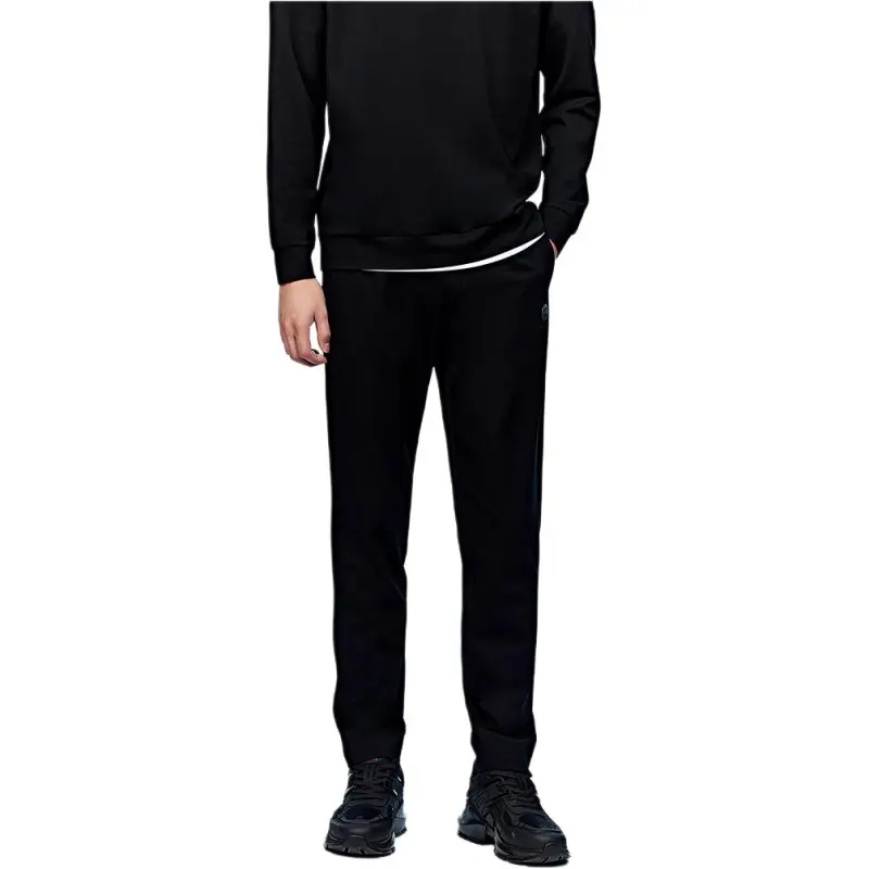 Biyin Leufen Casual Pants Men's Black-2