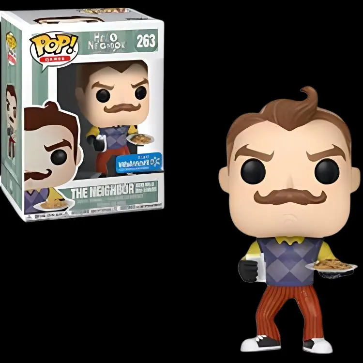 Funko Pop! Games Hello Neighbor The Neighbor With Milk & Cookies Walmart Exclusive Figure #263-2