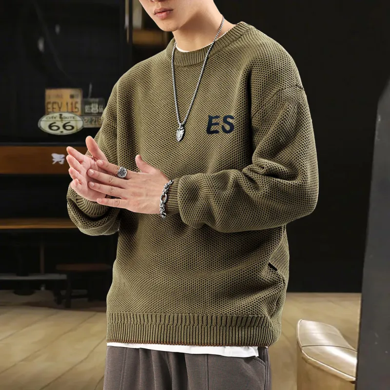 Tonlion Sweater Men's Dark Brown-1