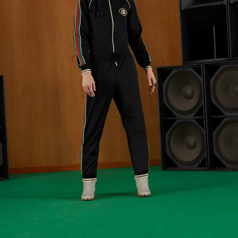 GUCCI Technical Jersey Track Pants-4