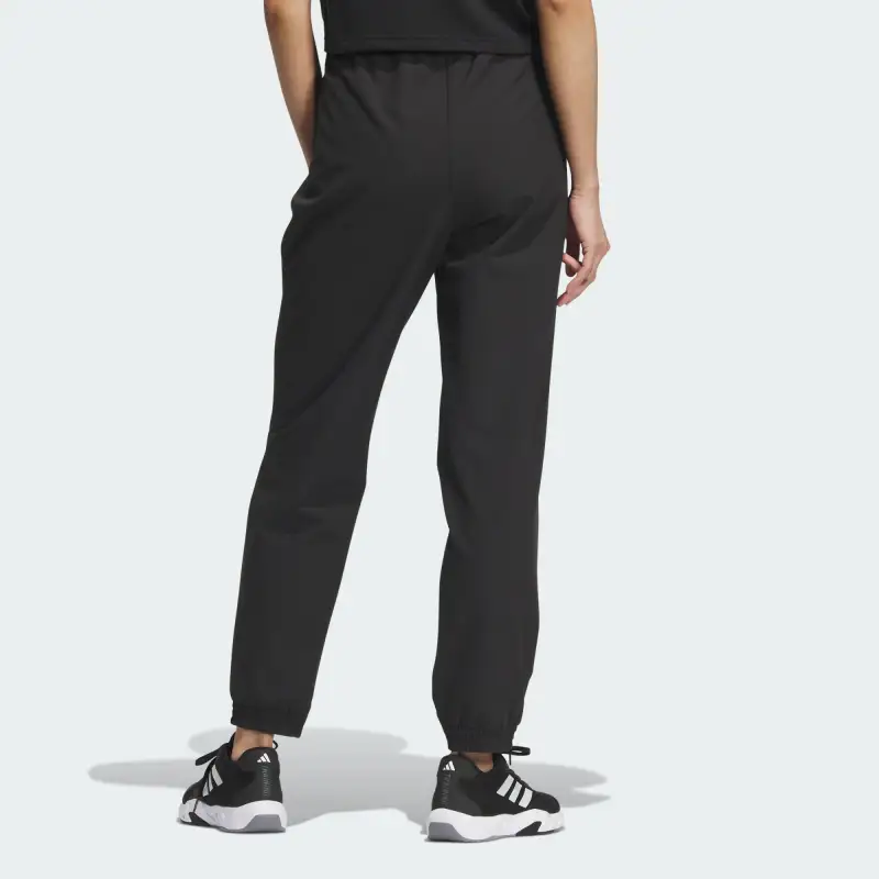 Adidas WE WV PT CN Knitted Sports Pants Women's Black-2