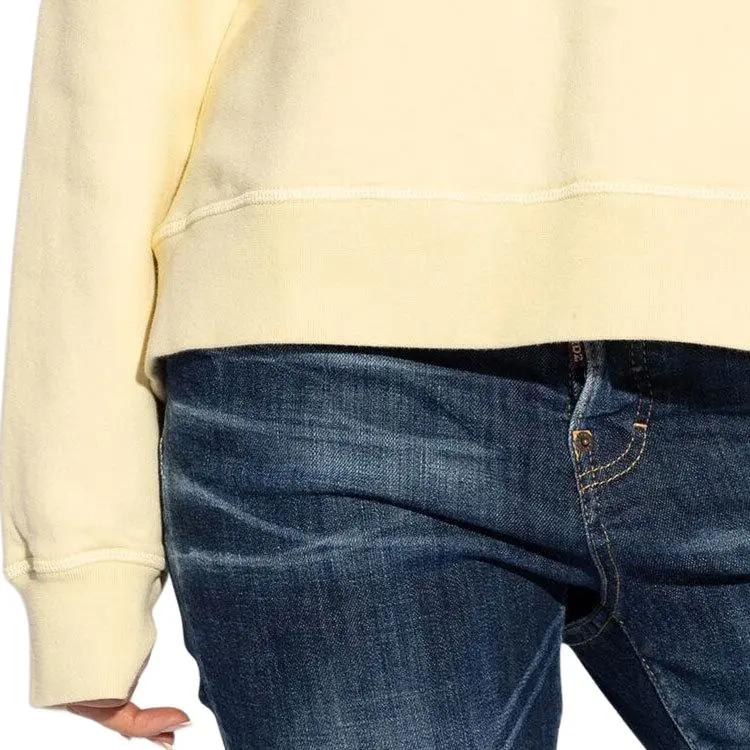 DSQUARED 2 Brushed Fleece Logo Cool-Fit Sweatshirt-3