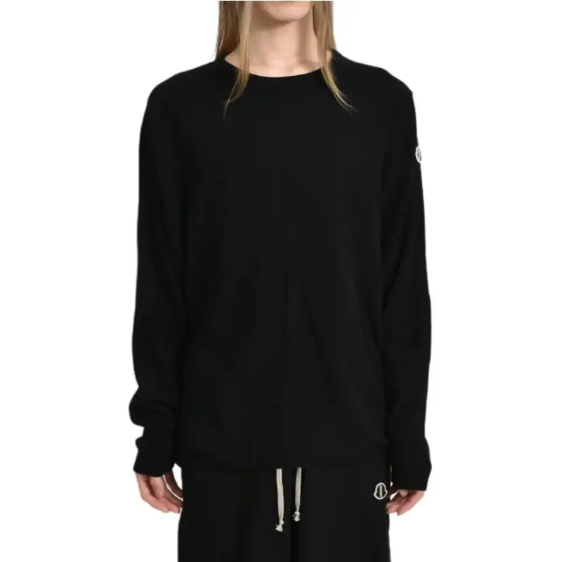 RICK OWENS X RICK OWENS Knit Jumbo Round Neck Top-2