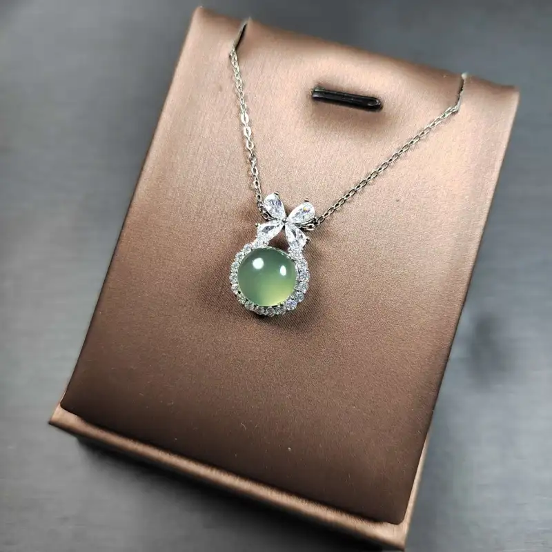 Gifts Chalcedony Necklaces Women's-4