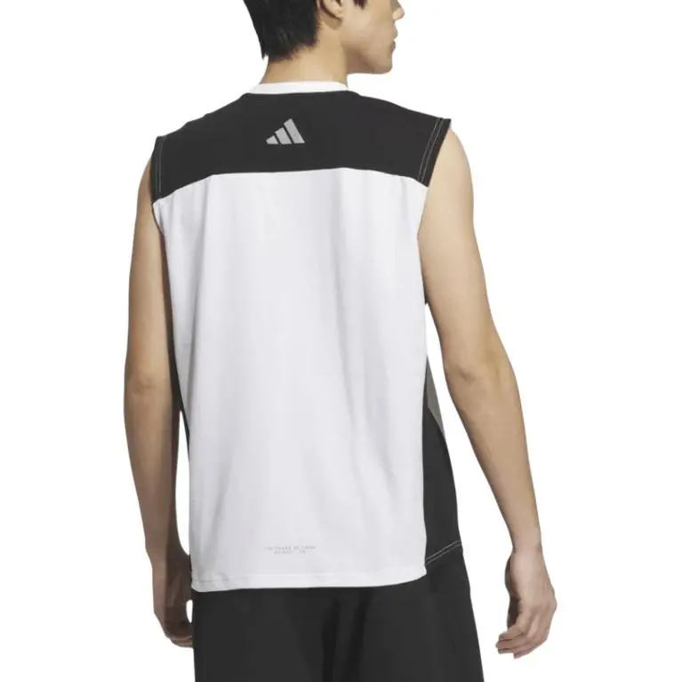 Adidas SS25 Tank Top Men's White-2