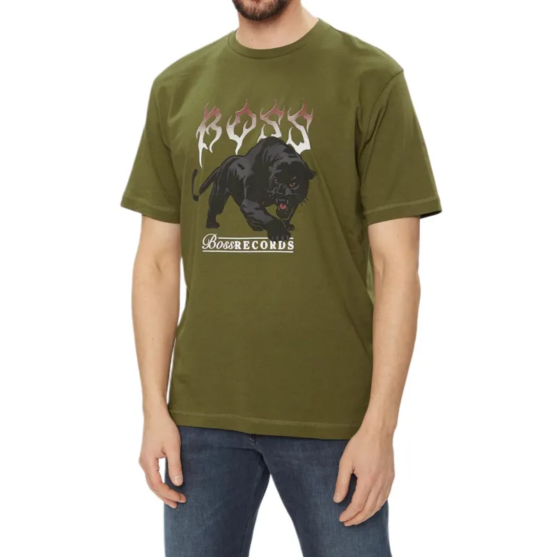 HUGO BOSS T Shirts Men Khaki-1