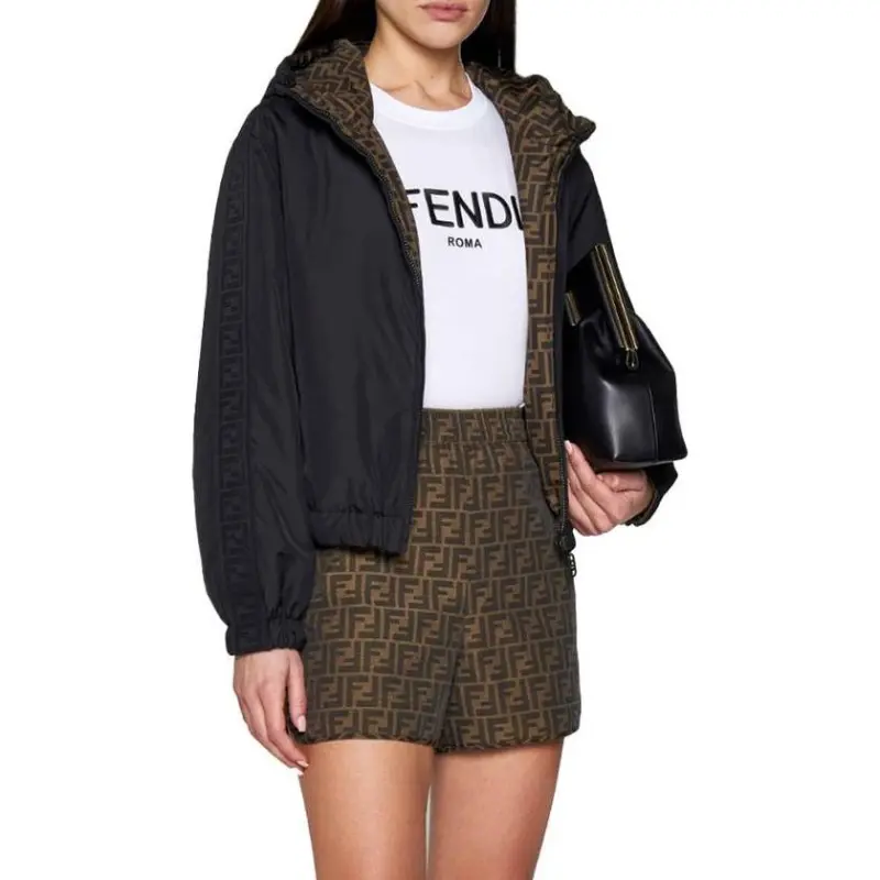 FENDI Jackets Women's Black-3