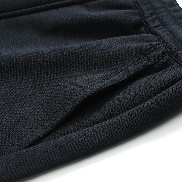FILA FUSION Marcelo Burlon Collaboration Collection Knitted Sports Pants Women's Pitch Black-2