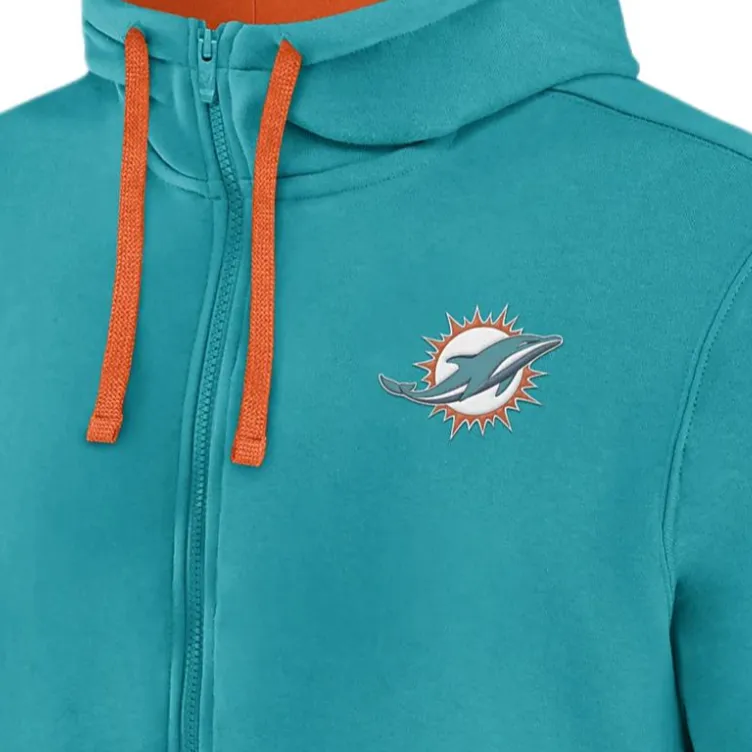 Nike Miami Dolphins Club Men's Nike Nfl Full-Zip Hoodie-2