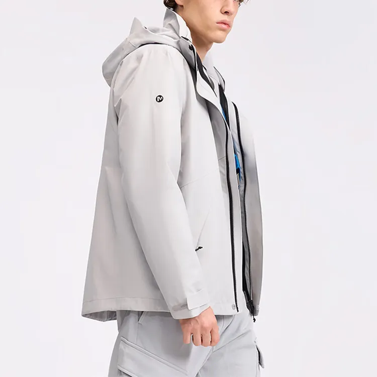 MERRELL Windbreaker Jacket Men's Light Cloud Gray-4