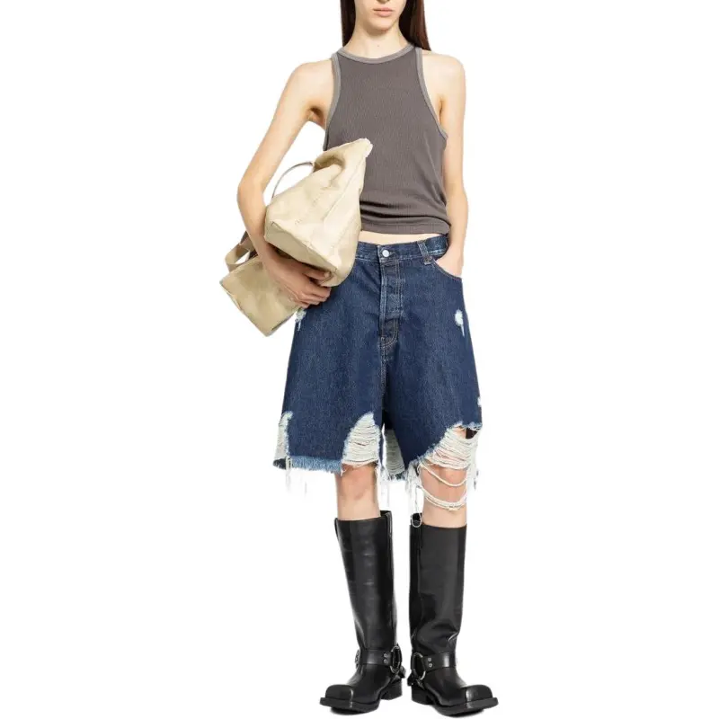 Acne Studios FW24 Denim Shorts Men's Medium Blue-5