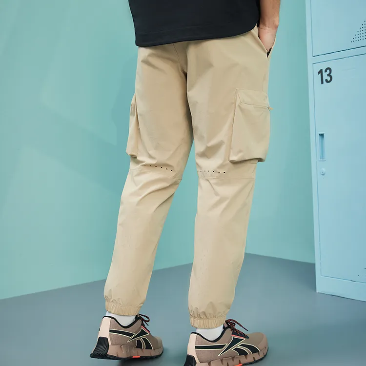 Reebok Casual Pants Men Khaki-5