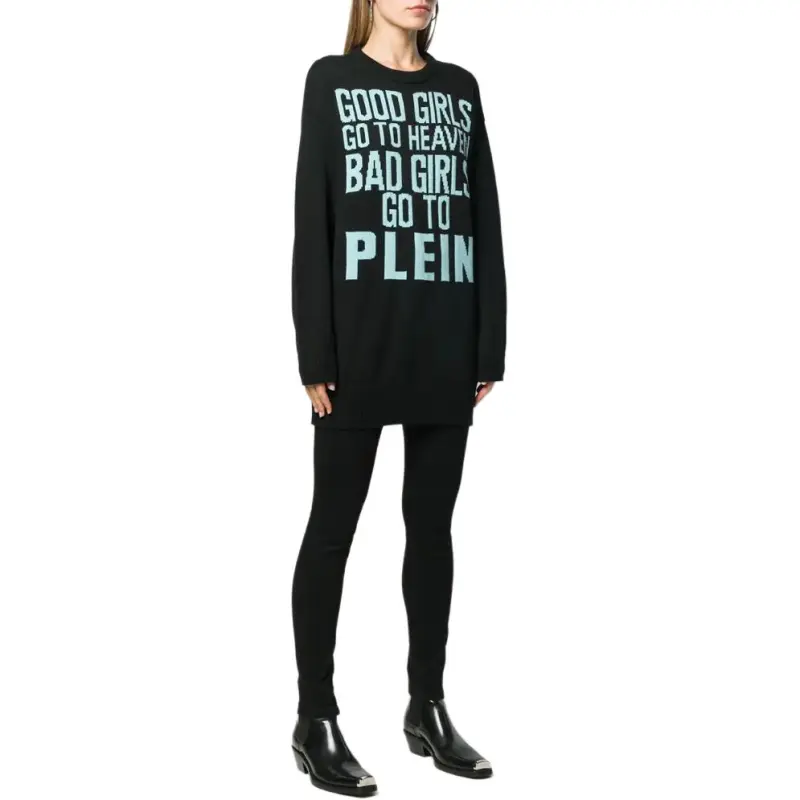 PHILIPP PLEIN Good Girls Longline Jumper-2