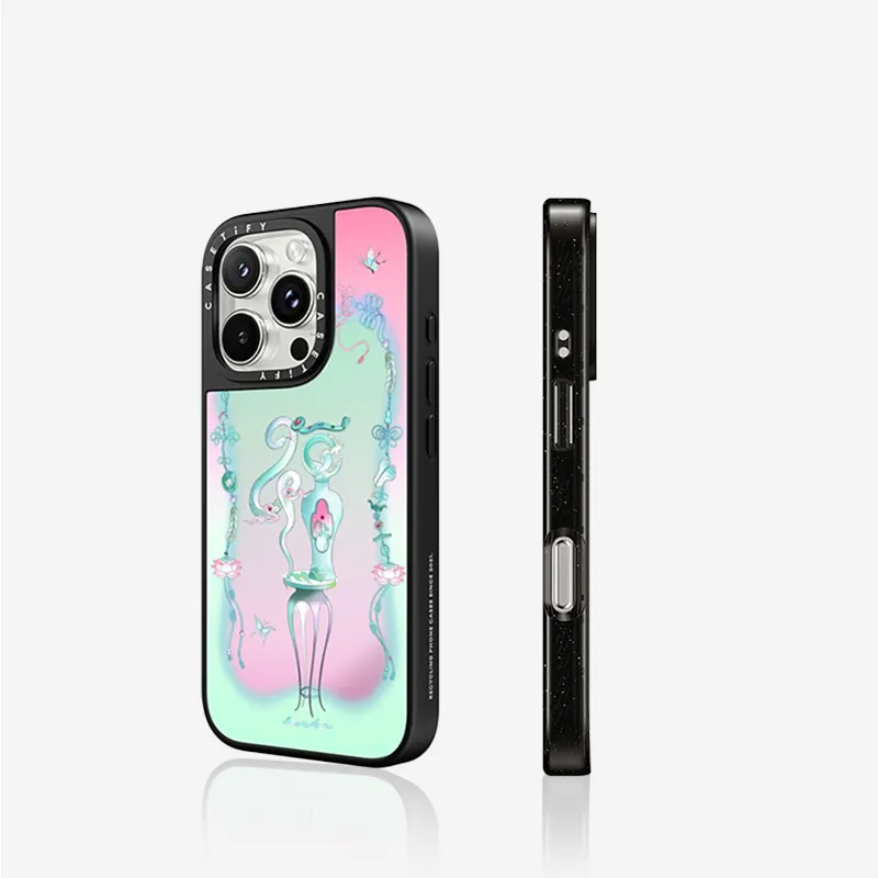 CASETIFY PC+TPU Material Serpent Brings Blessings Phone Cases Compatible With IPhone 16/15 Collection-2