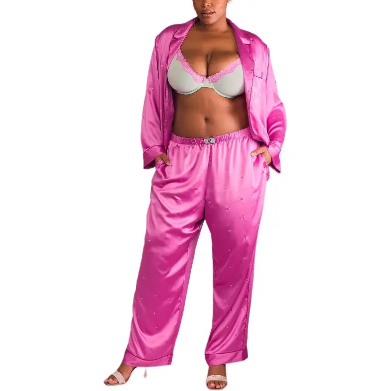 Victoria's Secret Pajama Set Women's Pink-3