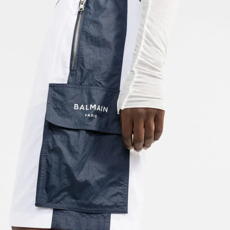 BALMAIN Casual Shorts Men White-4