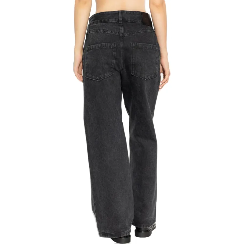 LOEWE Anagram Baggy Jeans 'Black'-5