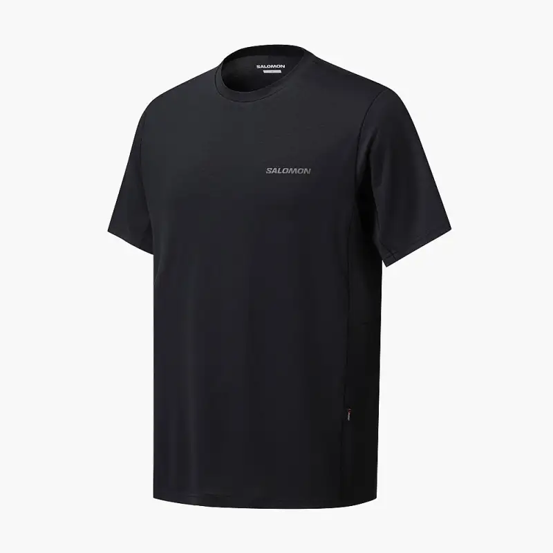 SALOMON T Shirts Unisex Black-2
