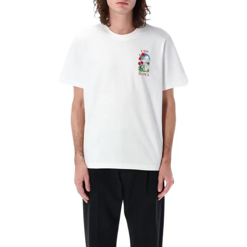 CASABLANCA La Days Printed T Shirt-2