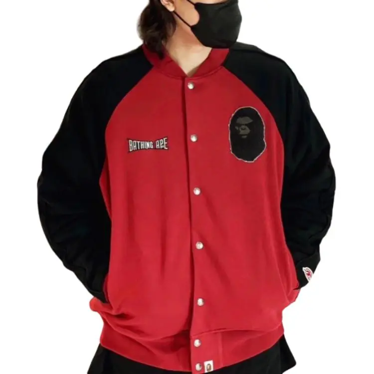 Bape Sweat Varsity Jacket-1
