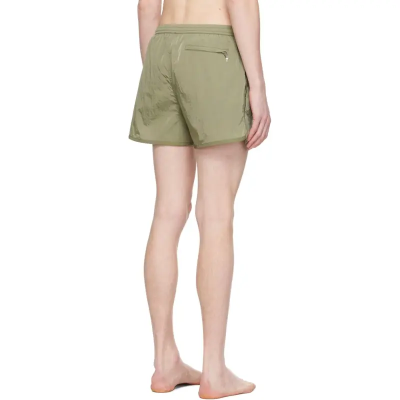 AMIPARIS Logo Plaque Elasticated Waistband Swim Shorts-4