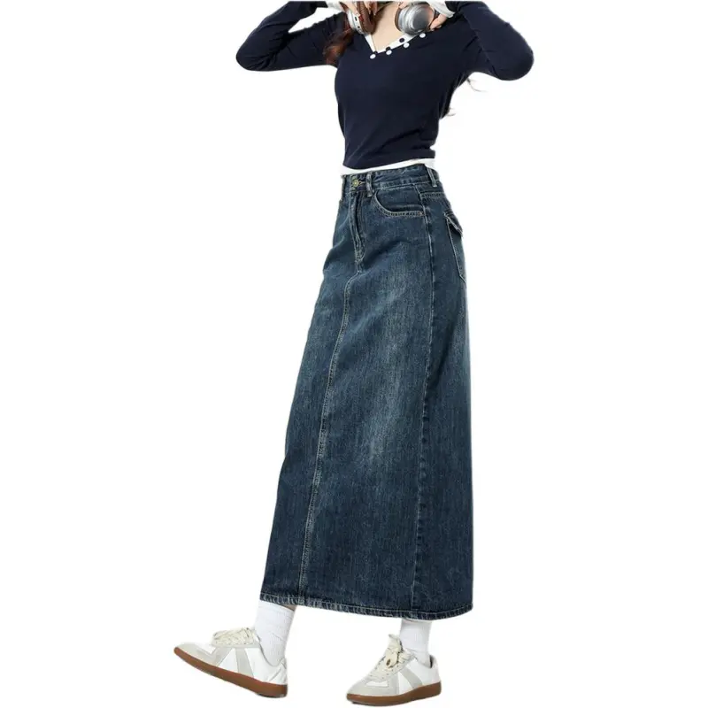 KAISER Denim Long Skirts Women's-5
