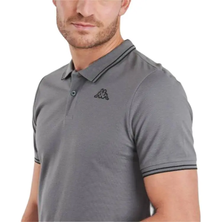 Kappa Polo Shirts Men Gray-4