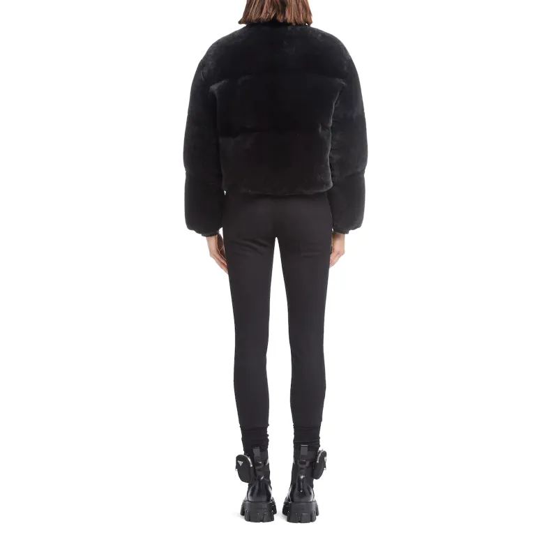 PRADA Jackets Coats Women's Black-3