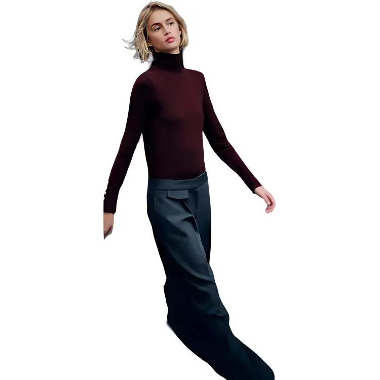 ZARA Knitwear Women's Burgundy-2