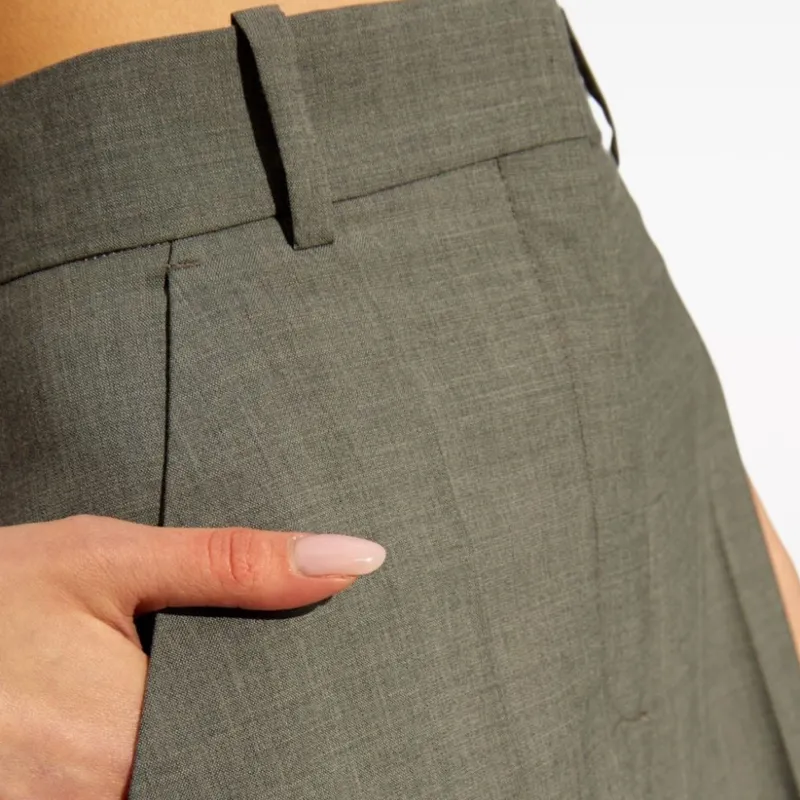 KENZO Creased Wide Leg Trousers-4