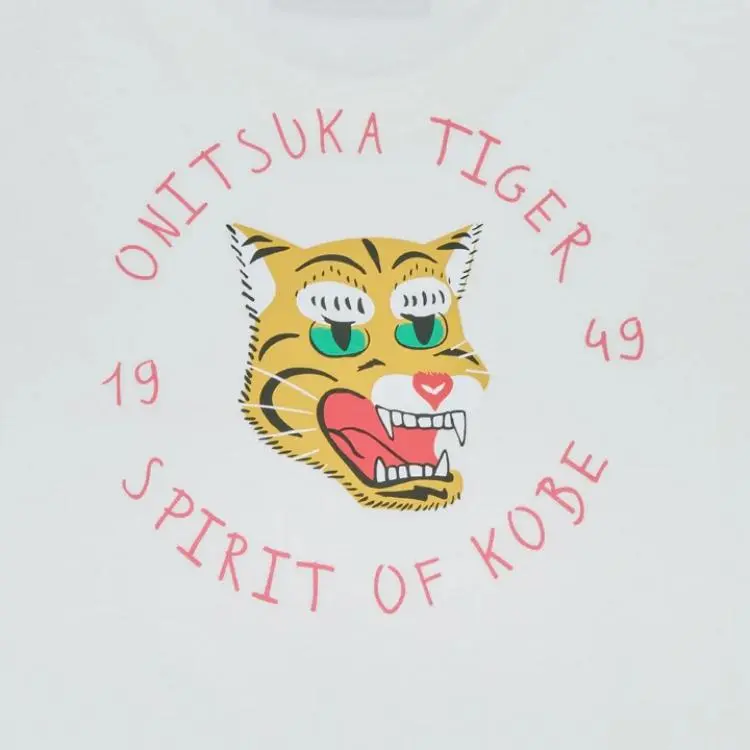 Onitsuka Tiger GRAPHIC SS25 T Shirt Unisex Ecru-3