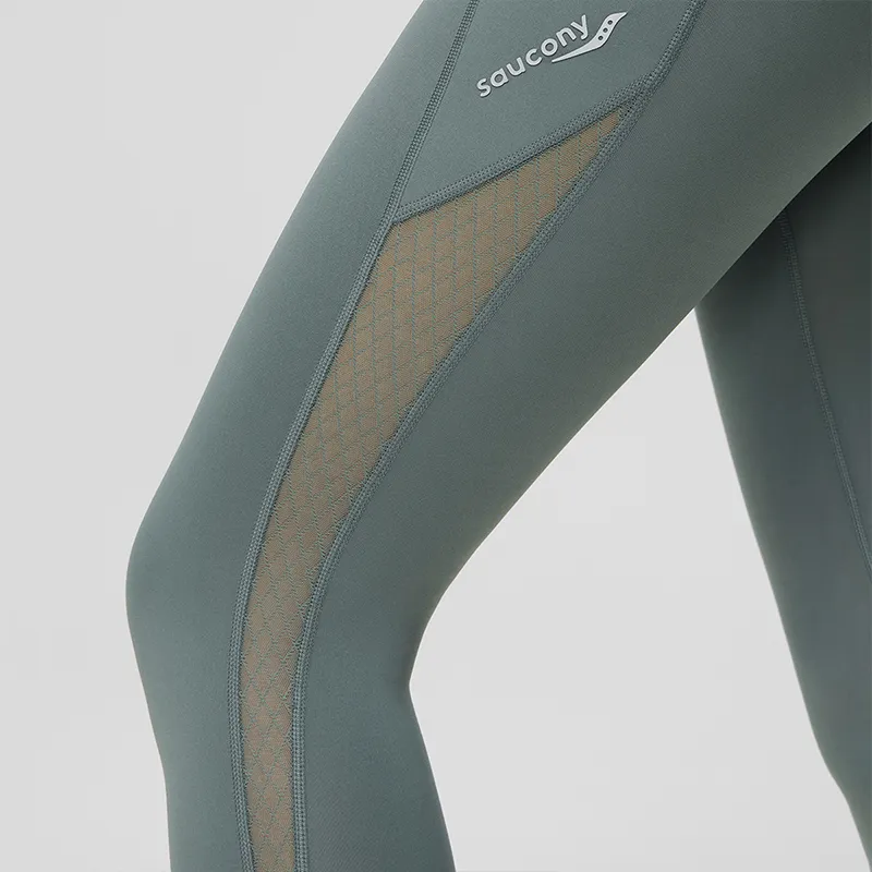 Saucony Sports Pants Women's Grass Tail Green-4