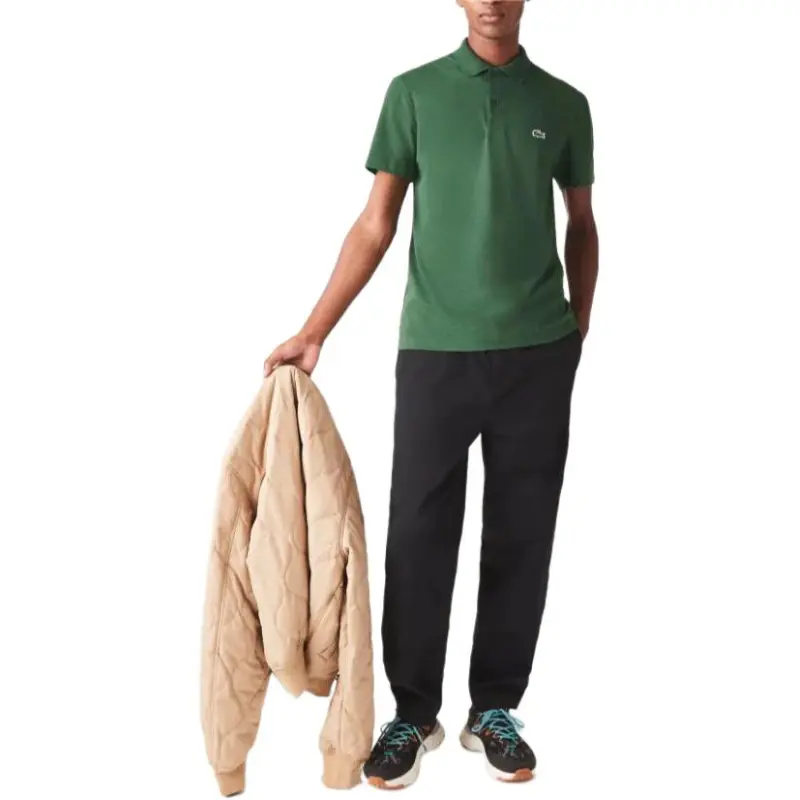 LACOSTE Polo Shirts Men Green-4