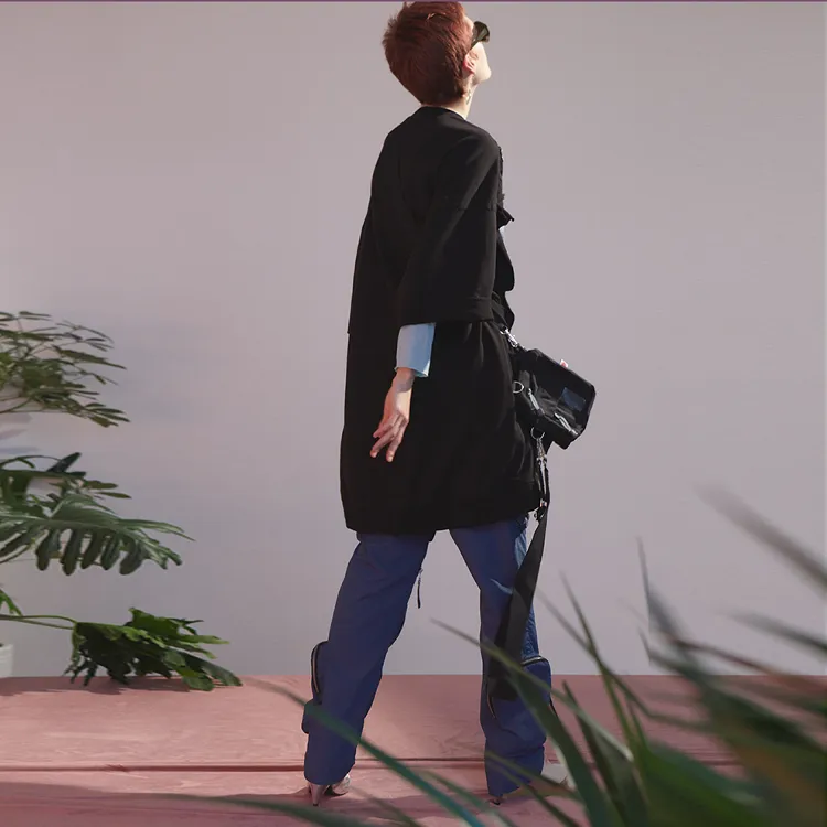 Umamiism Cargo Pants Unisex Blue-3