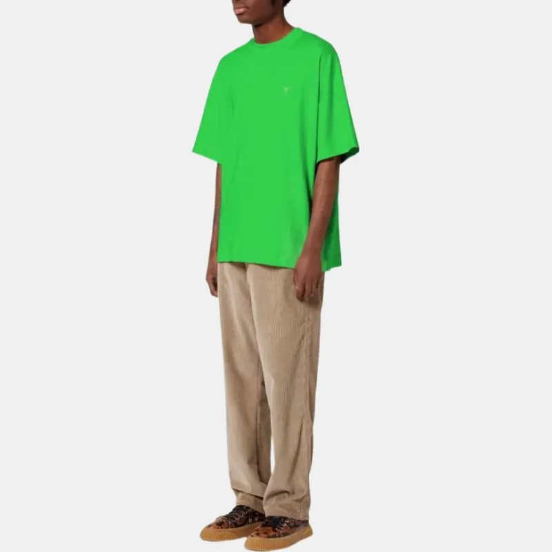 Ami Paris Organic cotton Drop shoulder T shirt-3