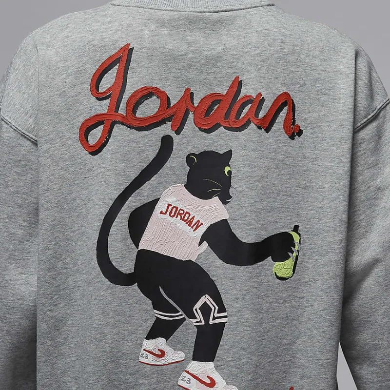 Jordan Brooklyn Fleece Sweatshirt Women's Dark Gray-4