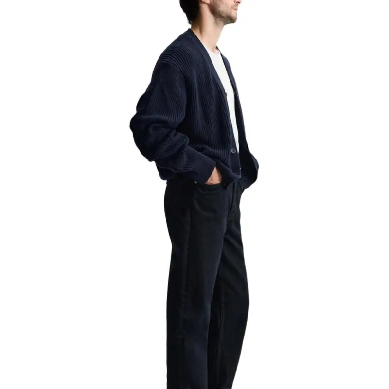 ZARA Sweaters Men Sea Blue-6