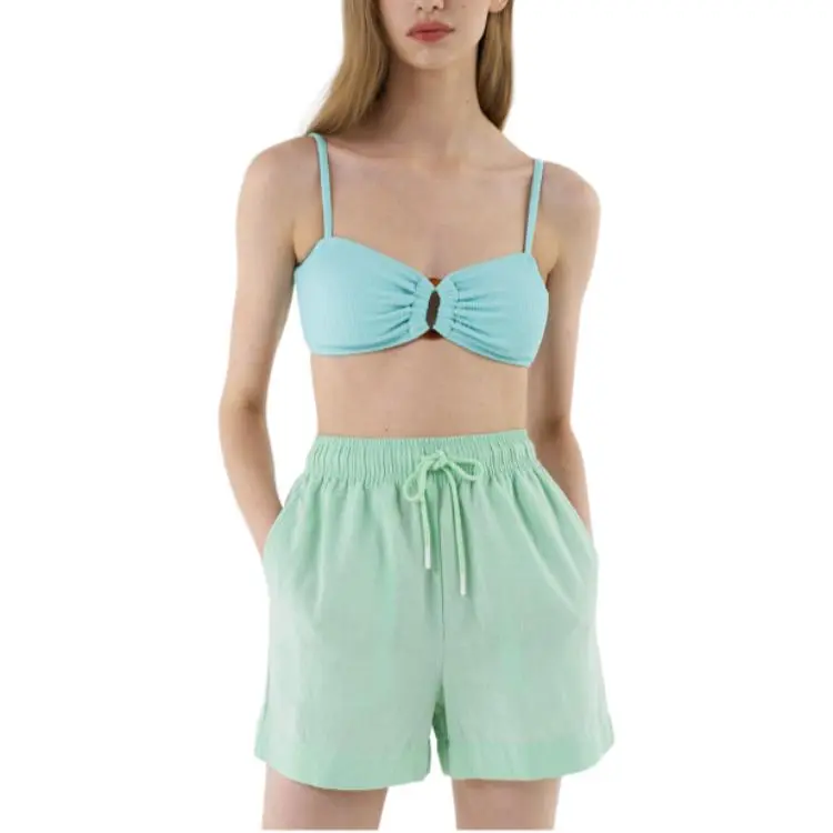CORALIQUE Casual Shorts Women's Mint-1
