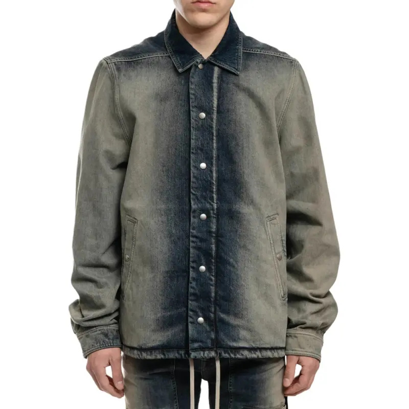 Rick Owens DRKSHDW Long sleeve Denim Jacket-4