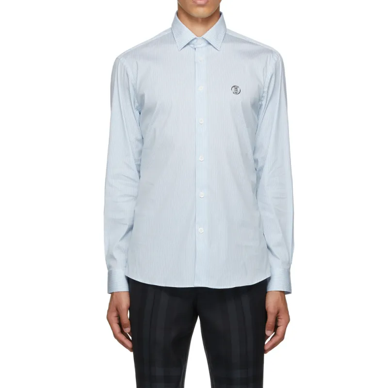 Burberry Shirt Men's Light Blue-8