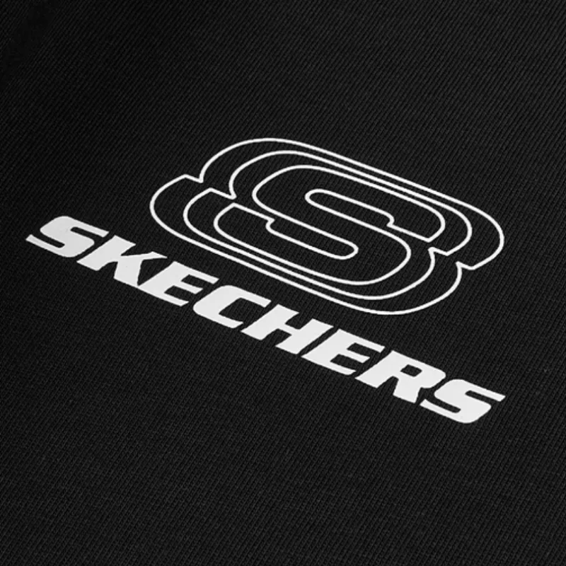 Skechers Sportlife T Shirt Unisex Carbon Black-3